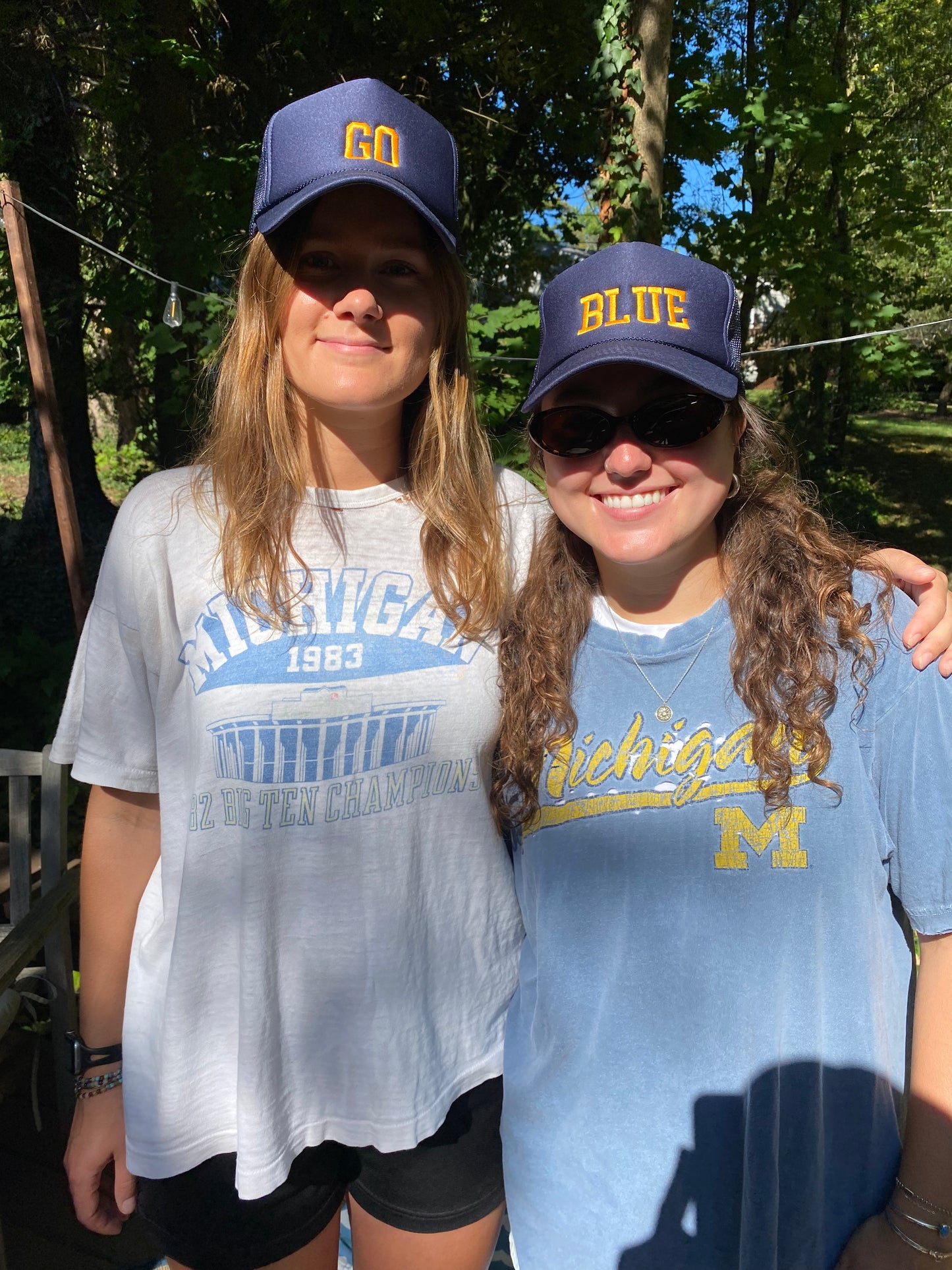 Michigan "GO" classic chino unstructured cap (see GO BLUE bundle below)