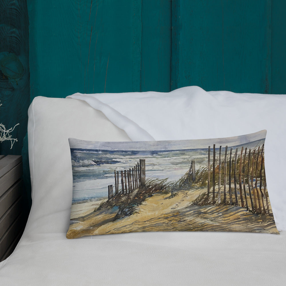 Hatteras Light  / Dunes  Premium Pillow