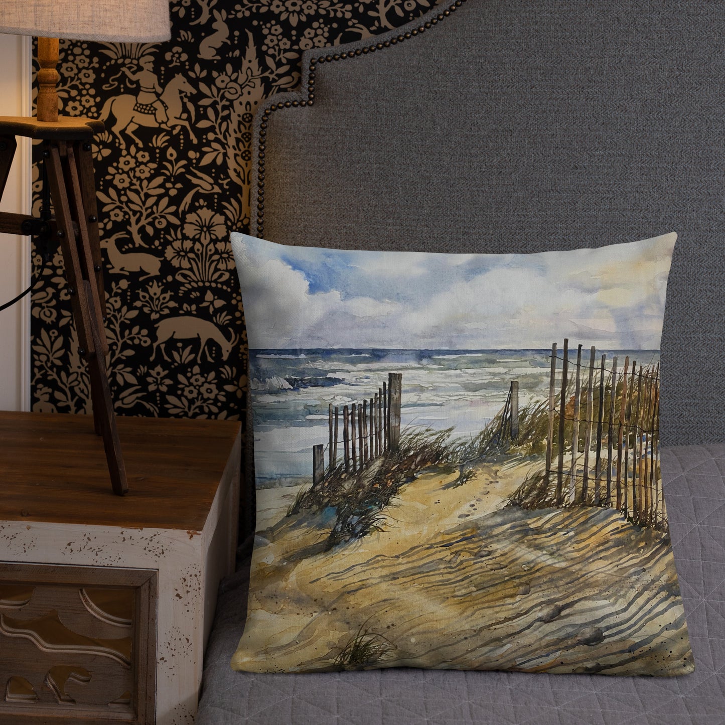 Hatteras Light  / Dunes  Premium Pillow