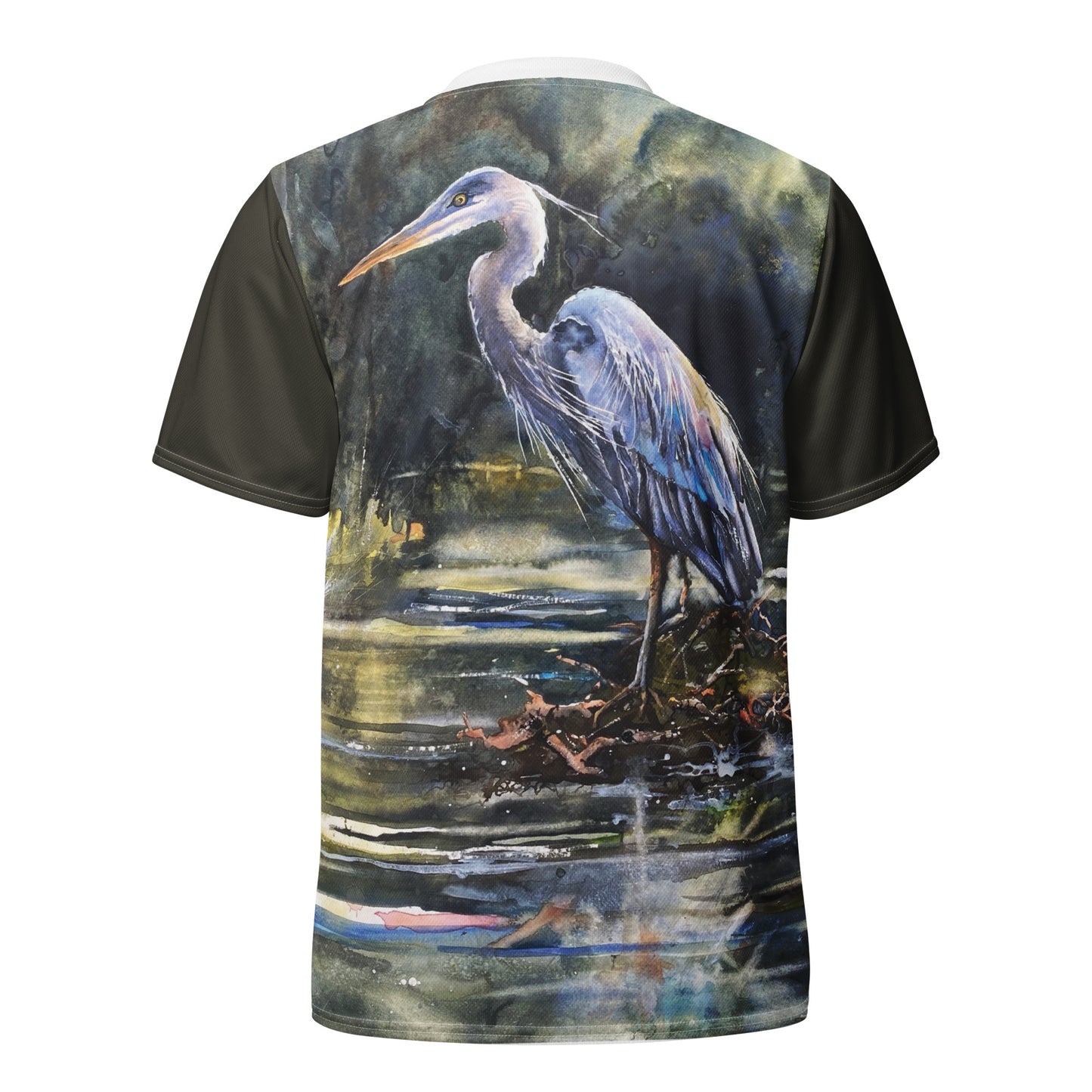 Blue Heron Recycled unisex sports jersey