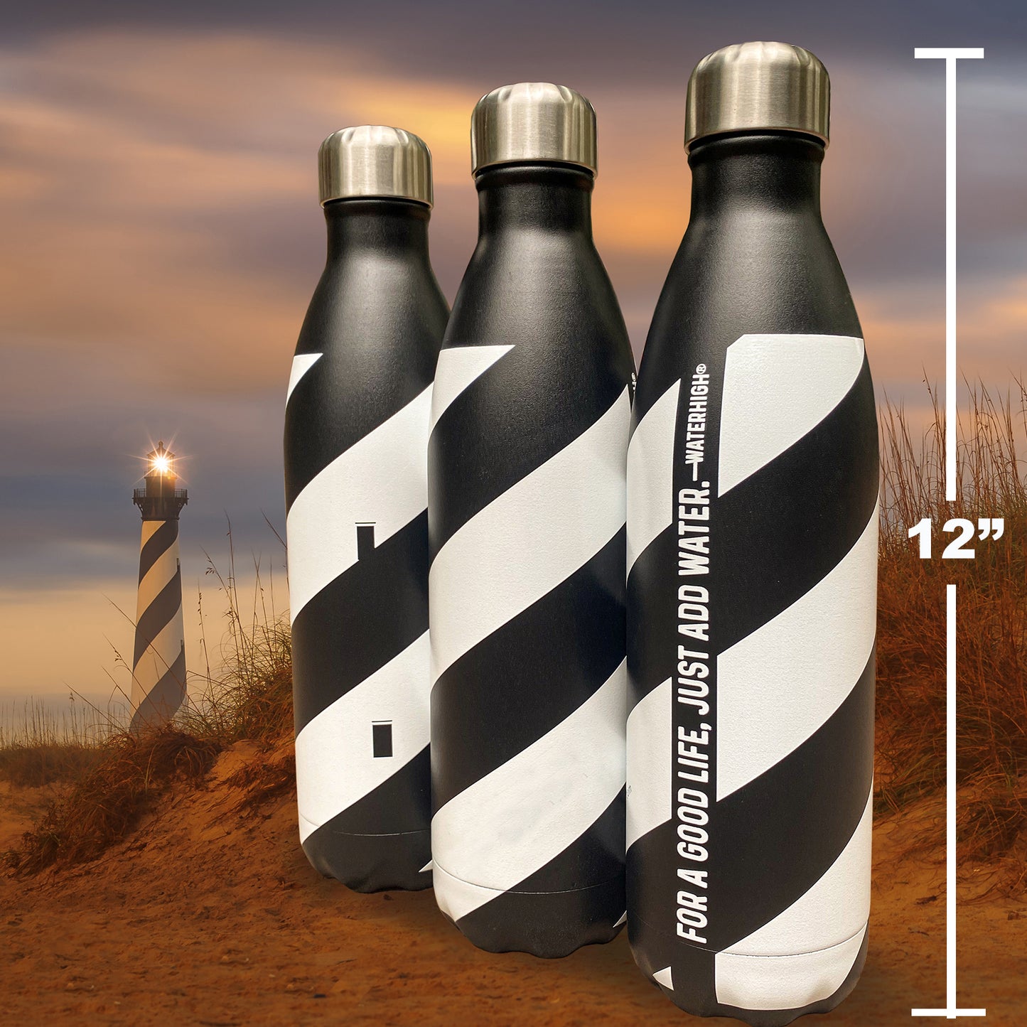 Hatteras Light Premium Insulated Bottle 25 oz