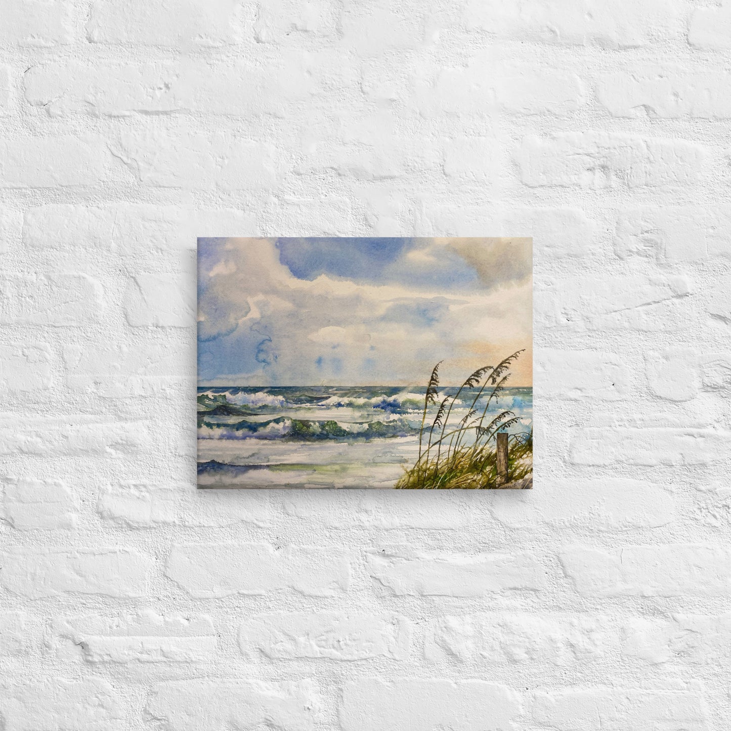 "High Tide" Canvas  Waves, NC Outer Banks