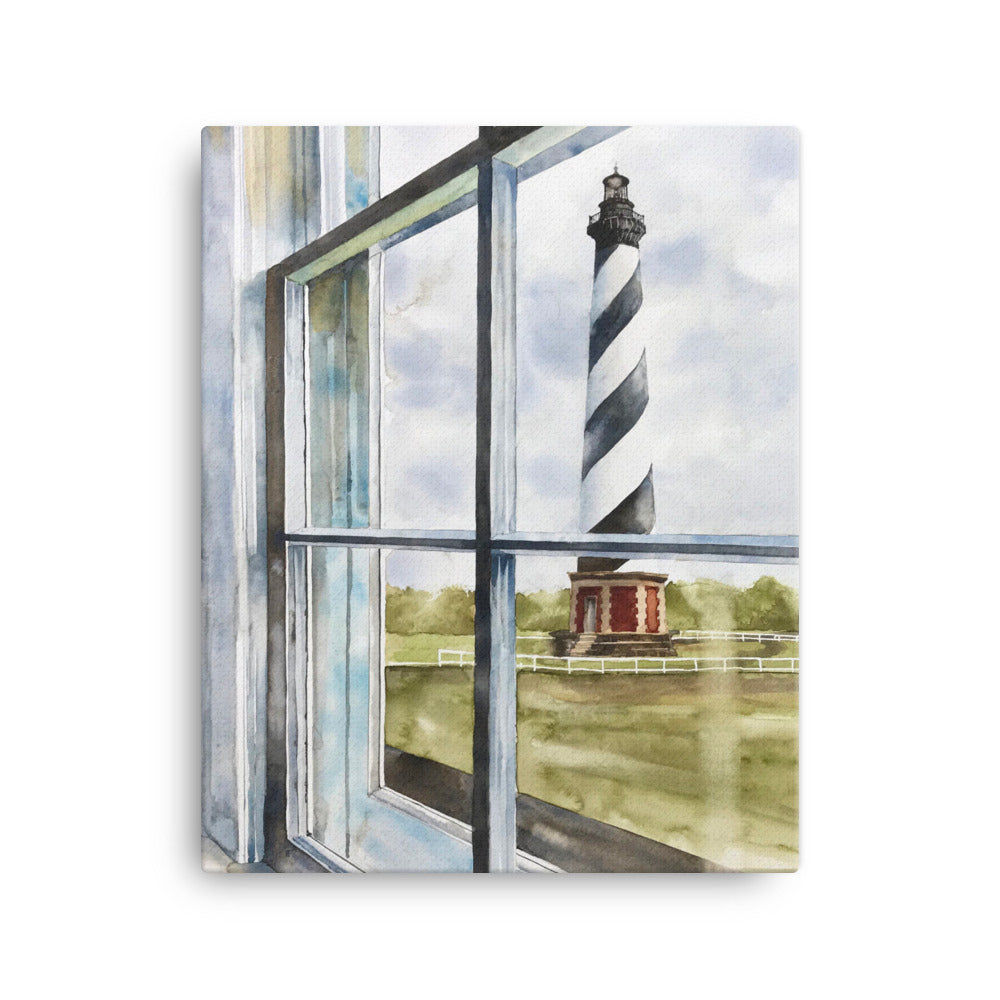 "Lightkeeper's"  Canvas. Cape Hatteras Light