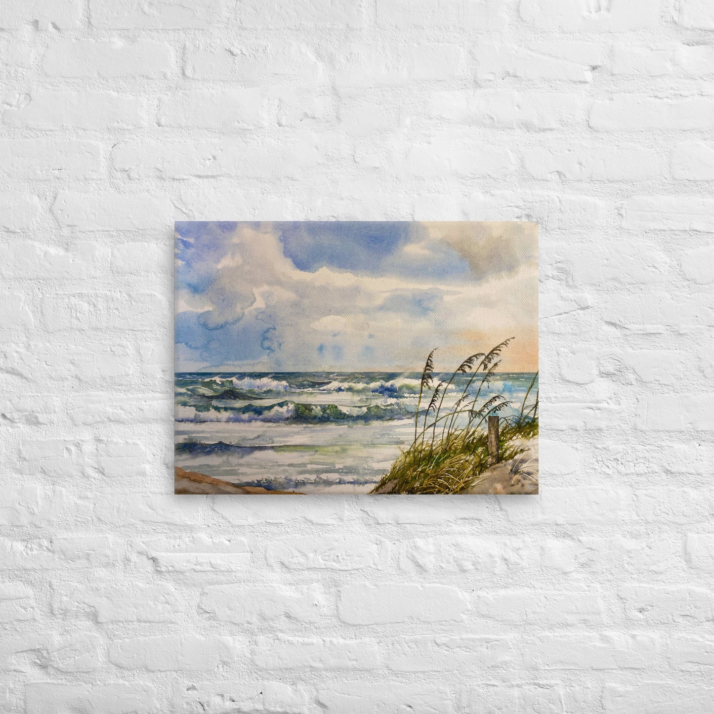 "High Tide" Canvas  Waves, NC Outer Banks