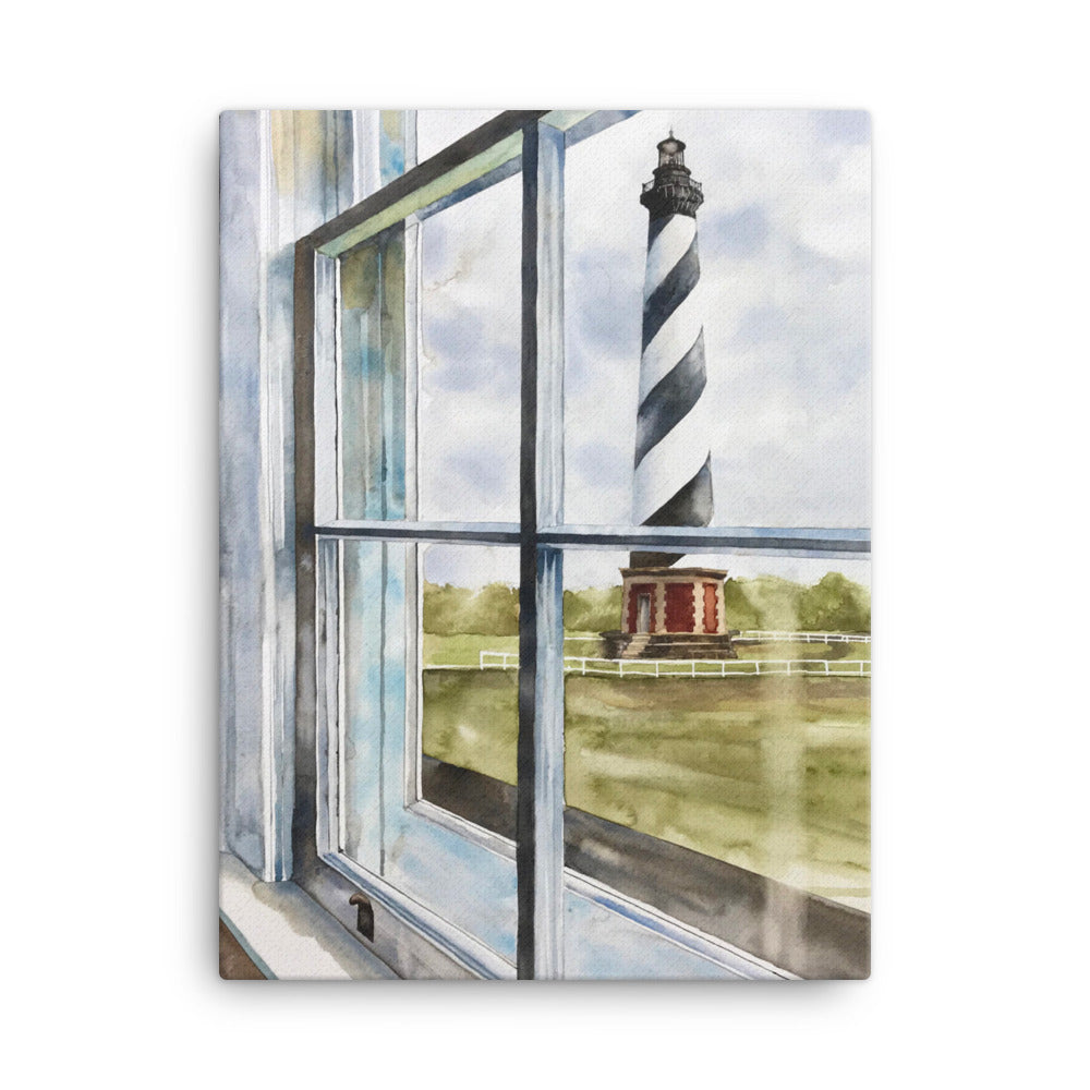 "Lightkeeper's"  Canvas. Cape Hatteras Light