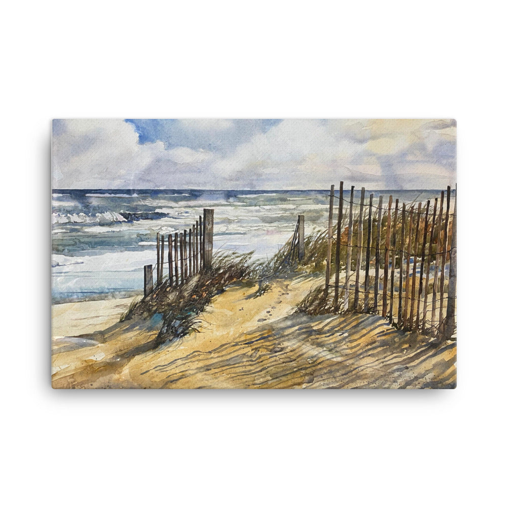 "Fall Fences" Canvas Outer Banks, NC