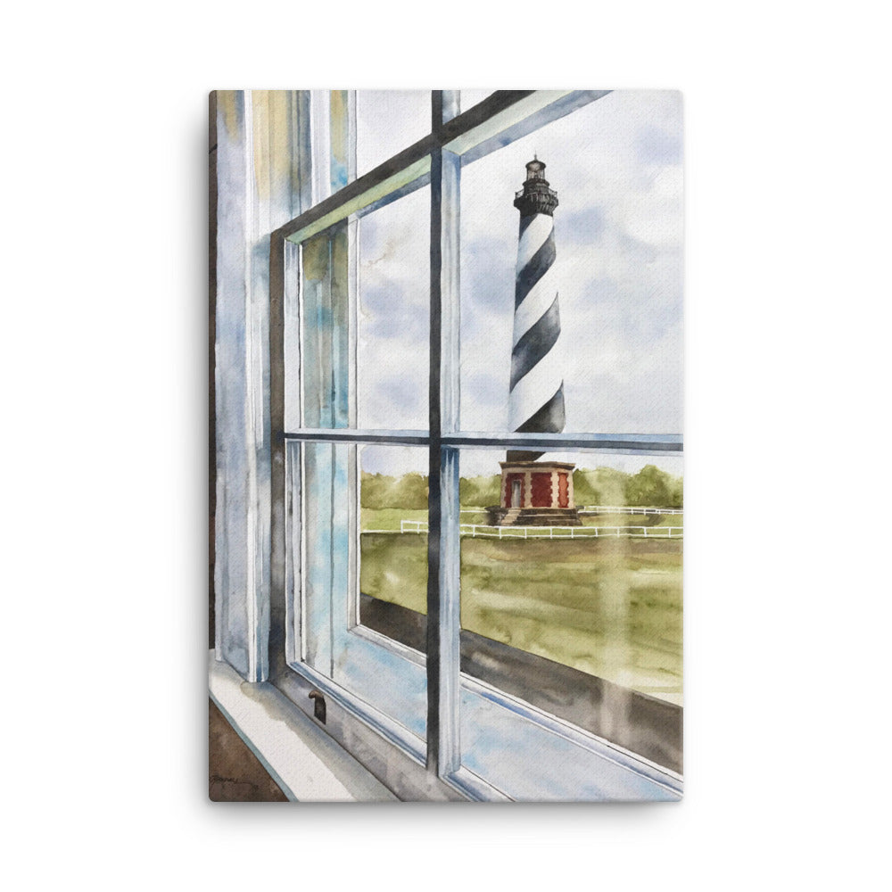 "Lightkeeper's"  Canvas. Cape Hatteras Light