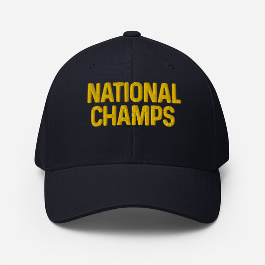 National Champs Structured Twill Cap Flex Fit®