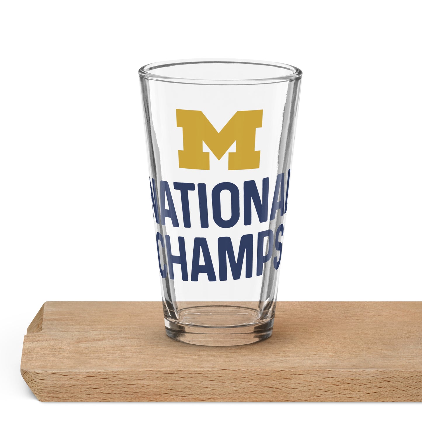 National Champs Shaker pint glass