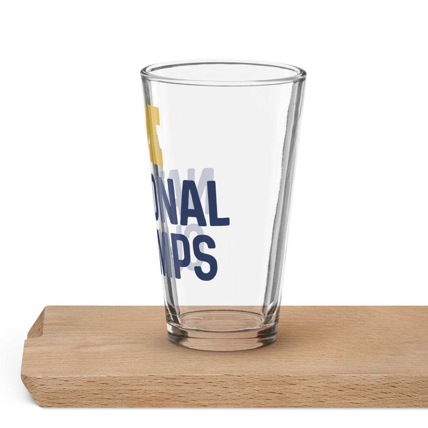 National Champs Shaker pint glass