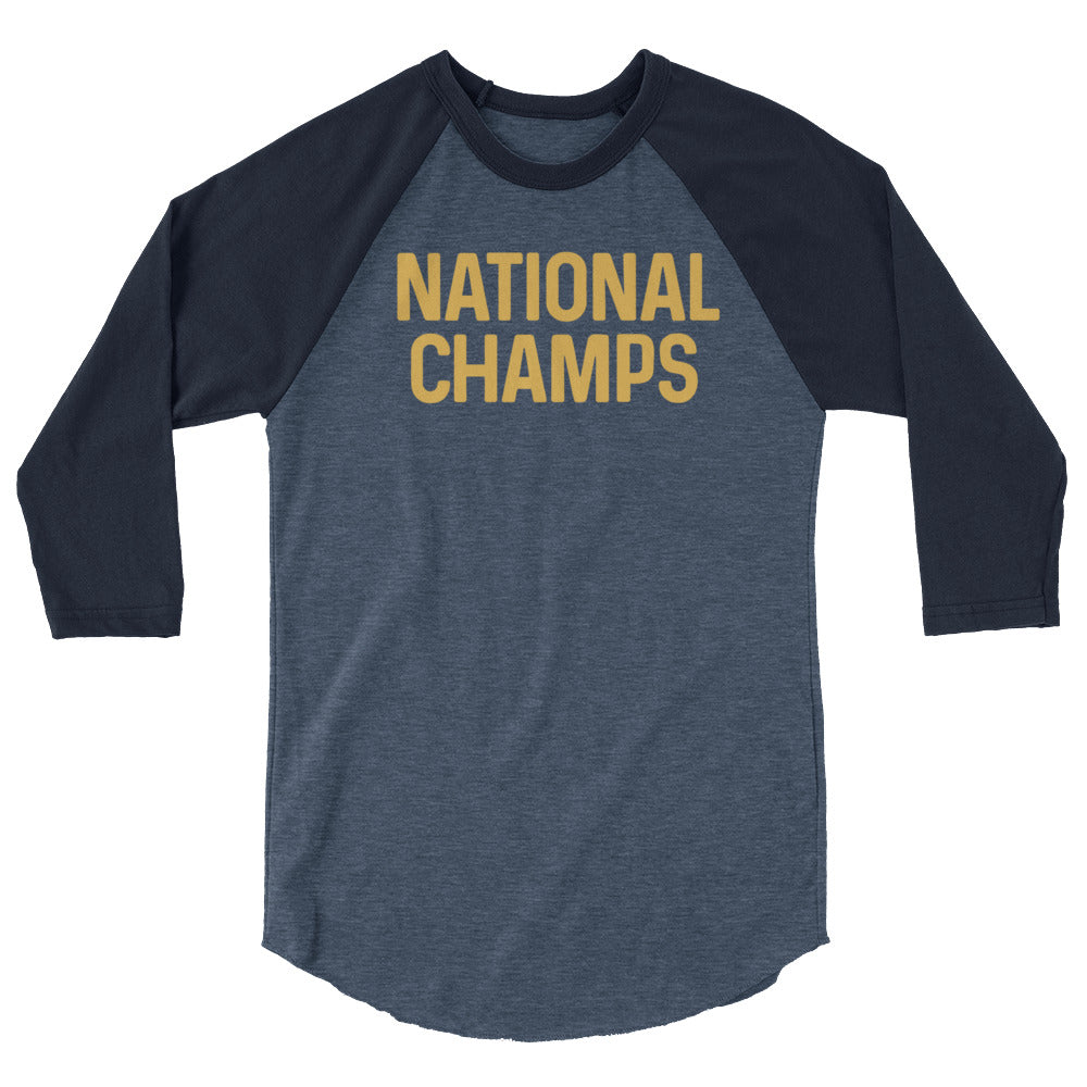 National Champs 3/4 raglan