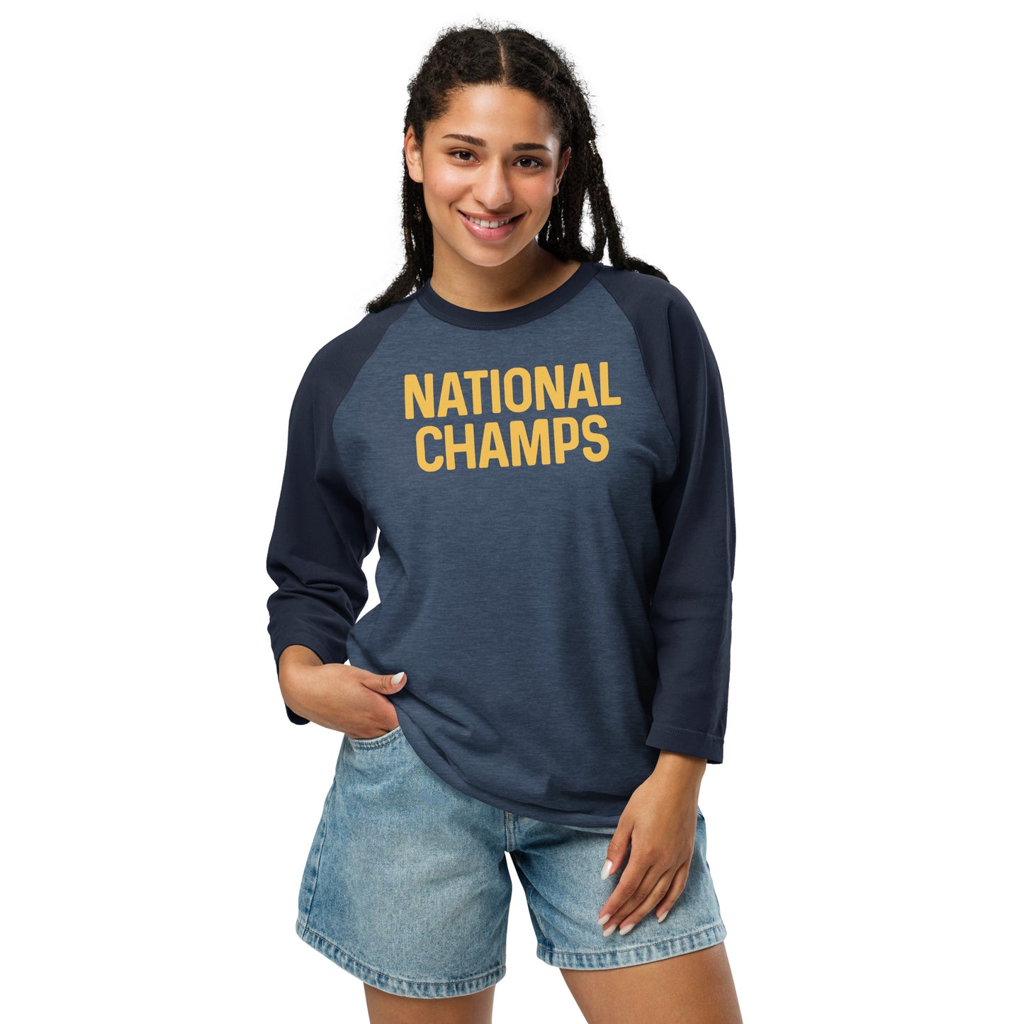 National Champs 3/4 raglan