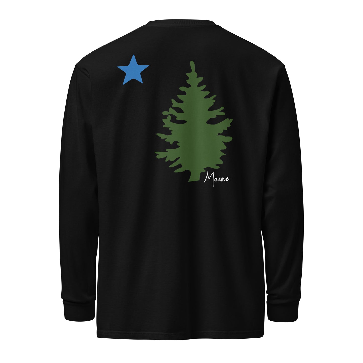 Maine Flag Garment-dyed heavyweight long-sleeve shirt