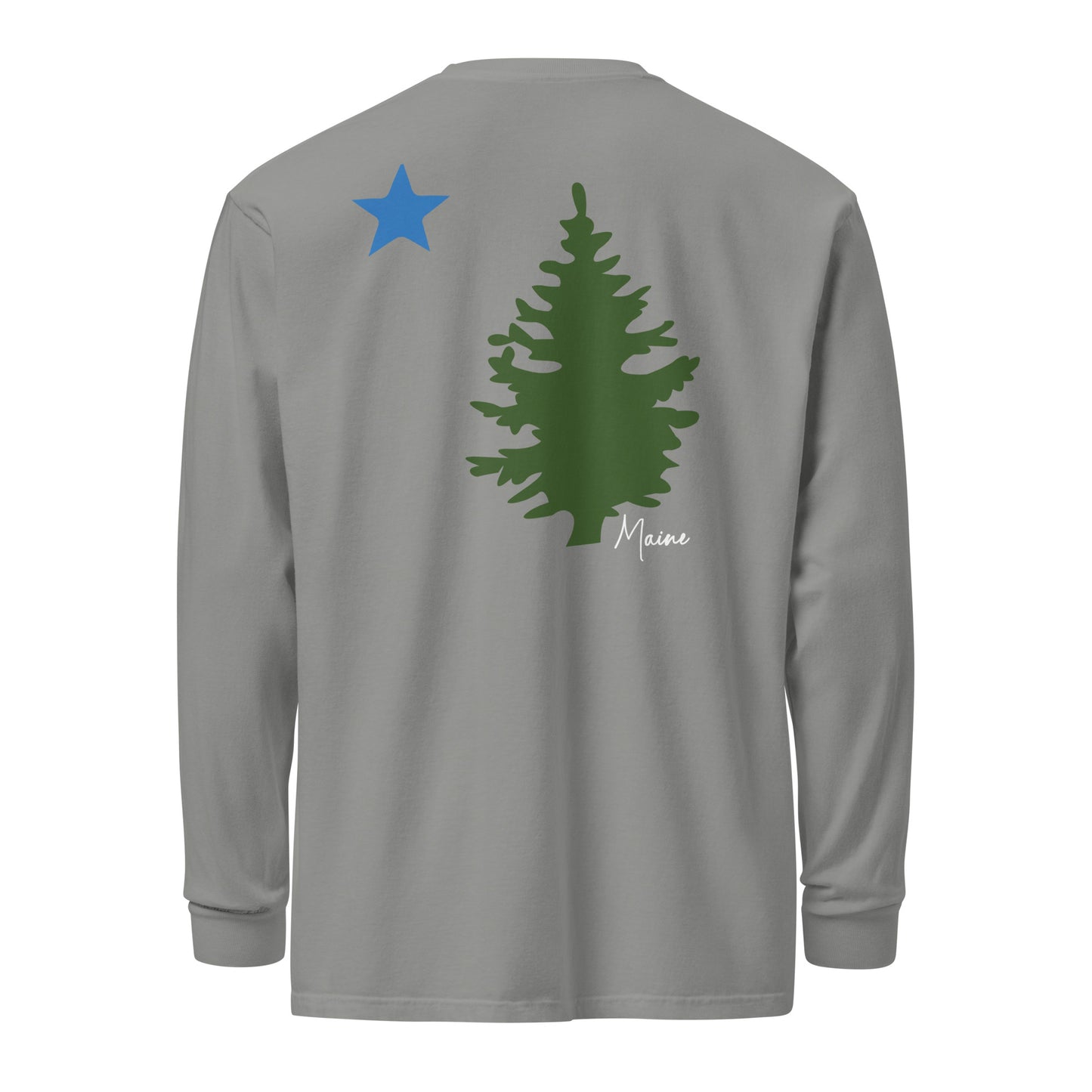 Maine Flag Garment-dyed heavyweight long-sleeve shirt