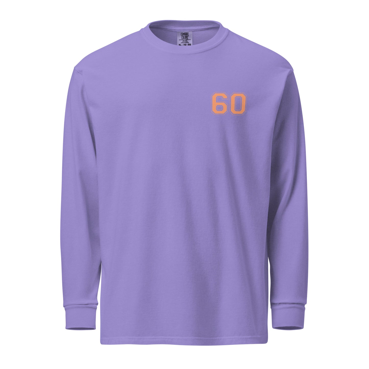 Garment-dyed heavyweight long-sleeve shirt